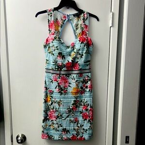 Floral Sleeveless Dress - Multicolor